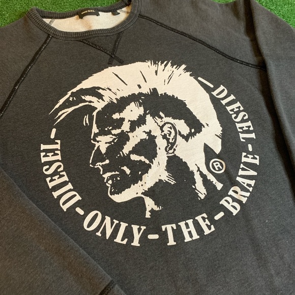 Diesel Men’s Graphic Crewneck Tagged Medium - Picture 2 of 4